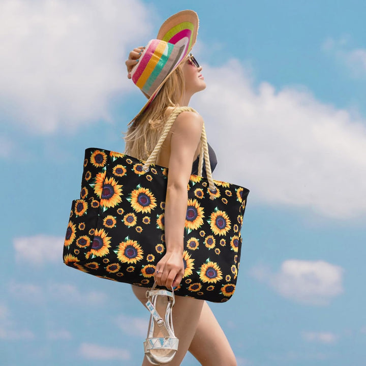 Large capacity waterproof women's tote, ideal for shopping.