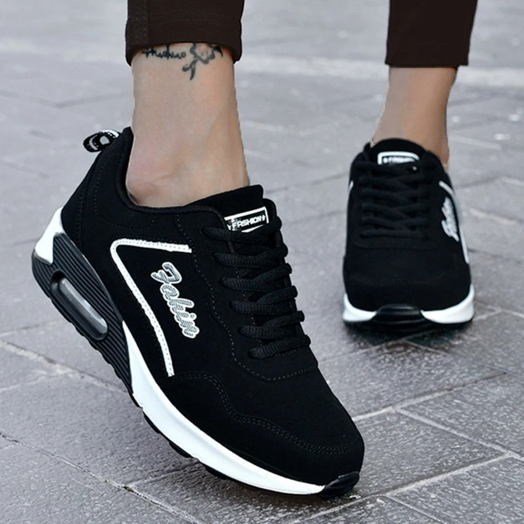 Stylish women's waterproof trail shoes. Lightweight sneakers designed for ultimate comfort on hiking and walking paths.
