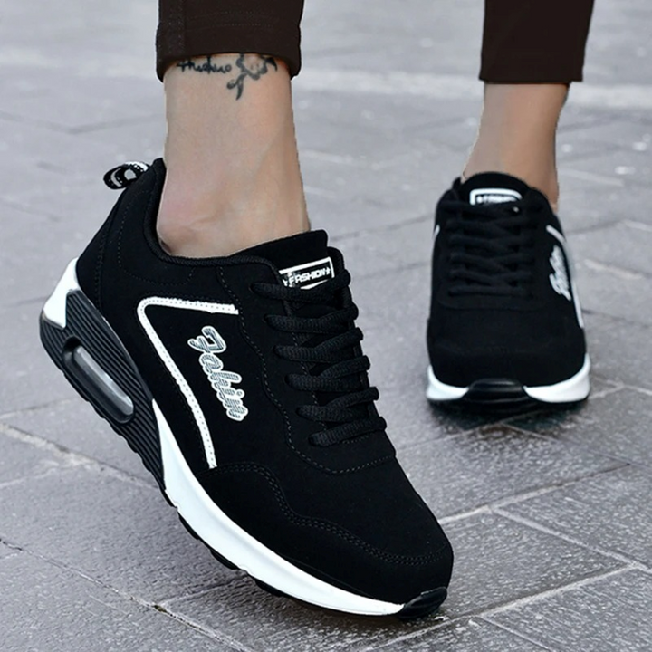 Supportive waterproof women's walking shoes, lightweight with anti-slip sole for secure all-day outdoor comfort.