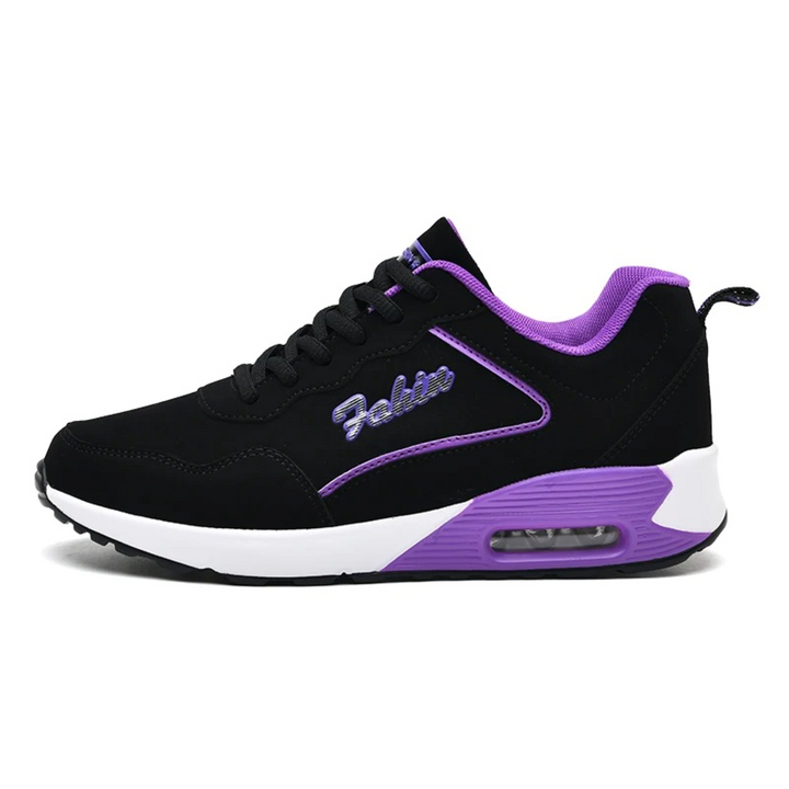 Lightweight women's waterproof outdoor shoes for walking. Provides all-day comfort, support, and anti-slip grip.