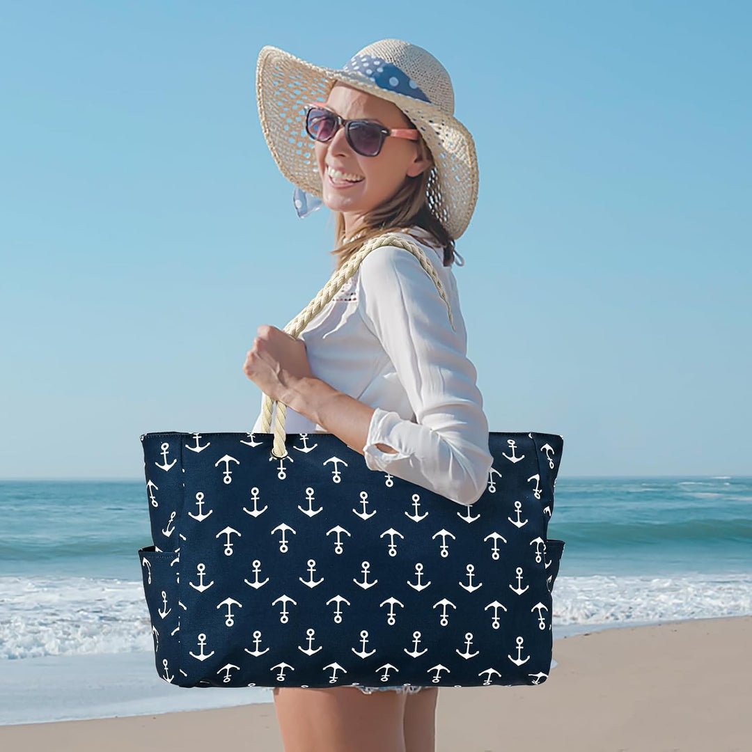 Practical women's large multi-pocket carryall, waterproof and stylish for any occasion