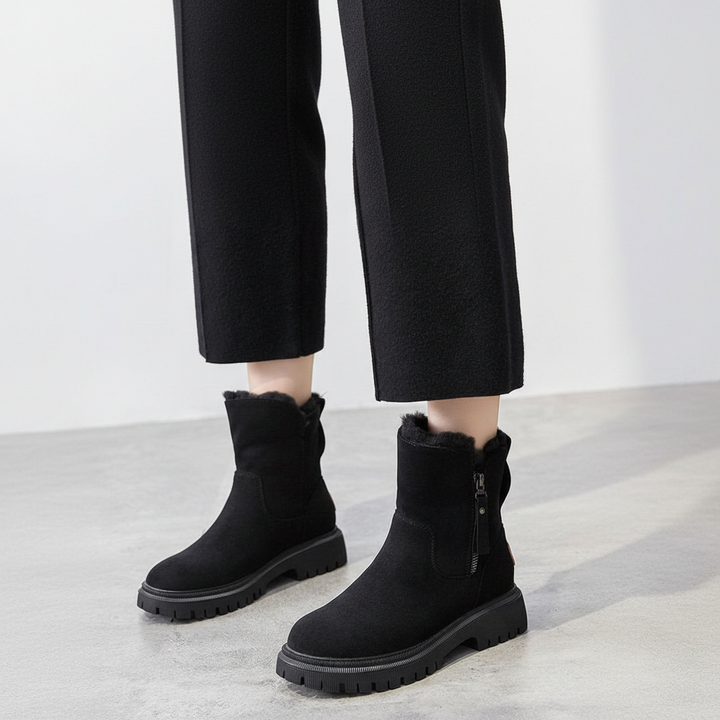 Stylish women's waterproof winter comfort boots, Emily model, perfect for outdoor activities & fall fashion