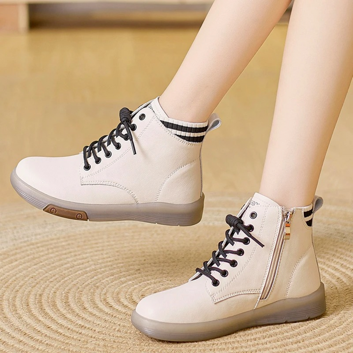 Women's waterproof walking sneakers for all-weather comfort. Durable, non-slip design for active outdoor lifestyles.