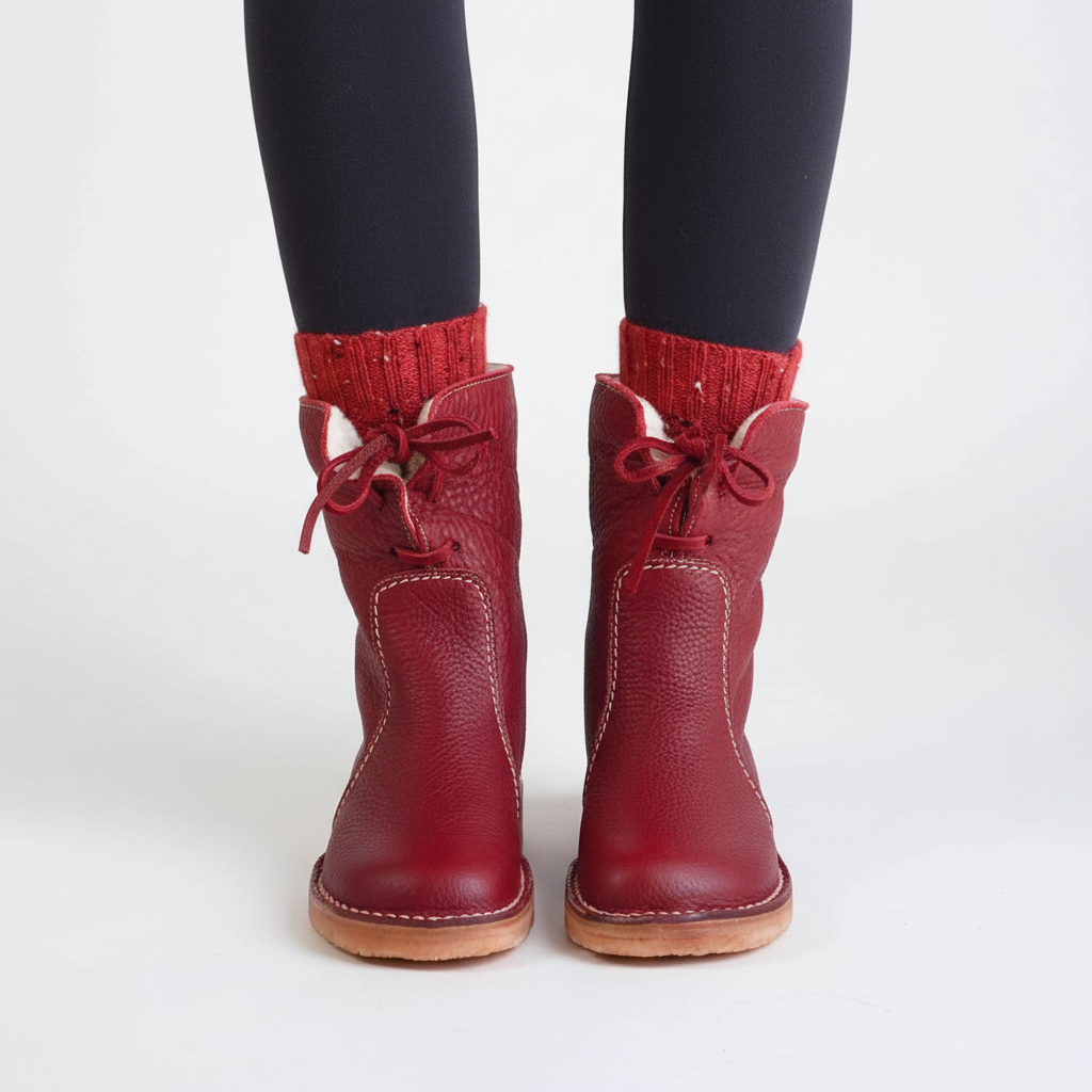 Waterproof Renate ankle boots for women, warm-lined for cold weather, winter fashion