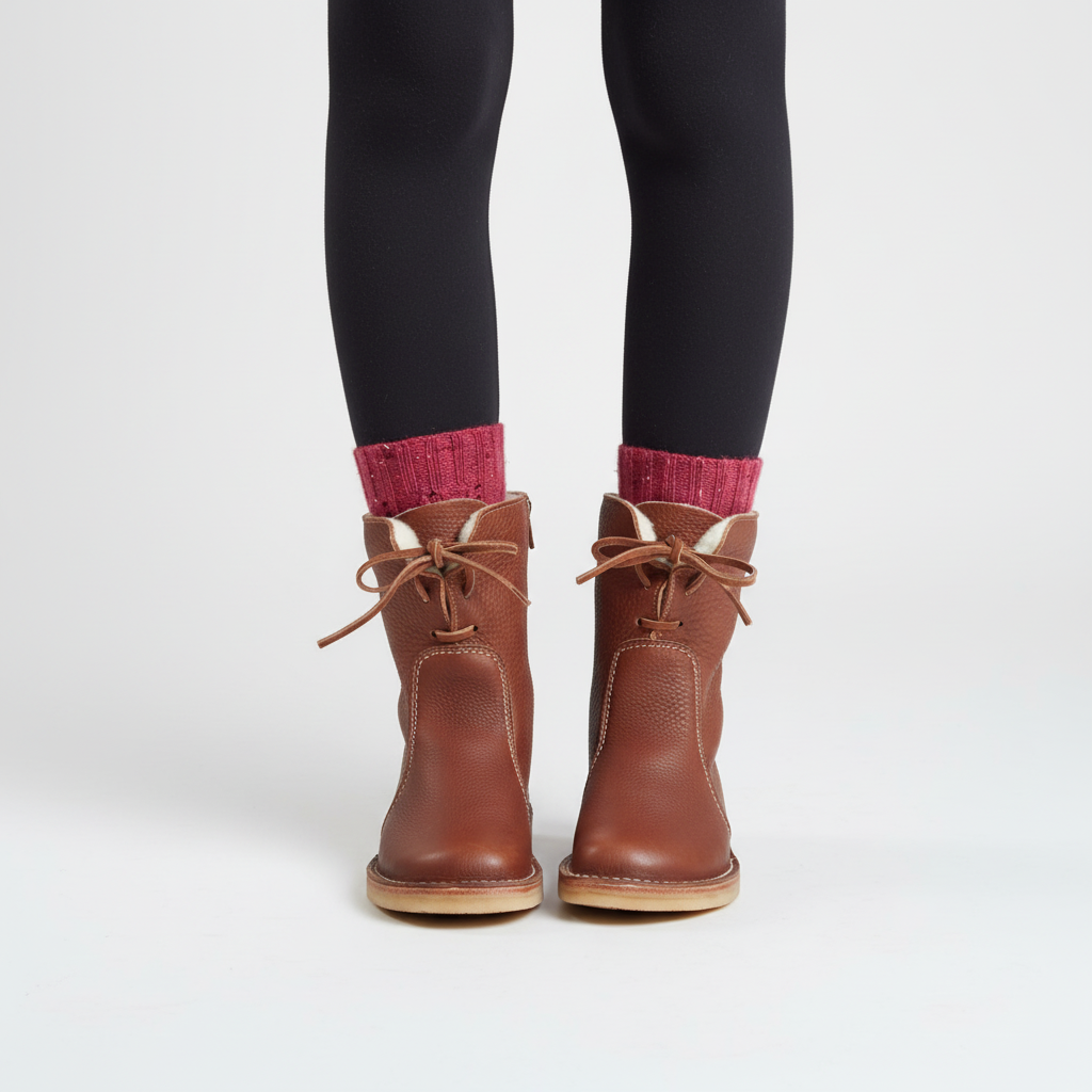 Stylish women's Renate ankle boots, waterproof, warm-lined, comfortable block heel