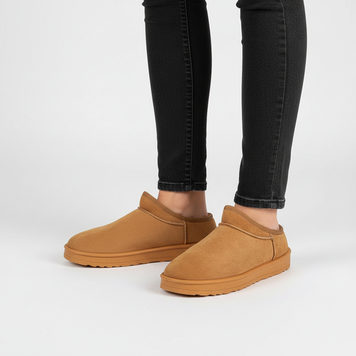 Durable waterproof winter slippers for women, perfect for indoor and outdoor comfort