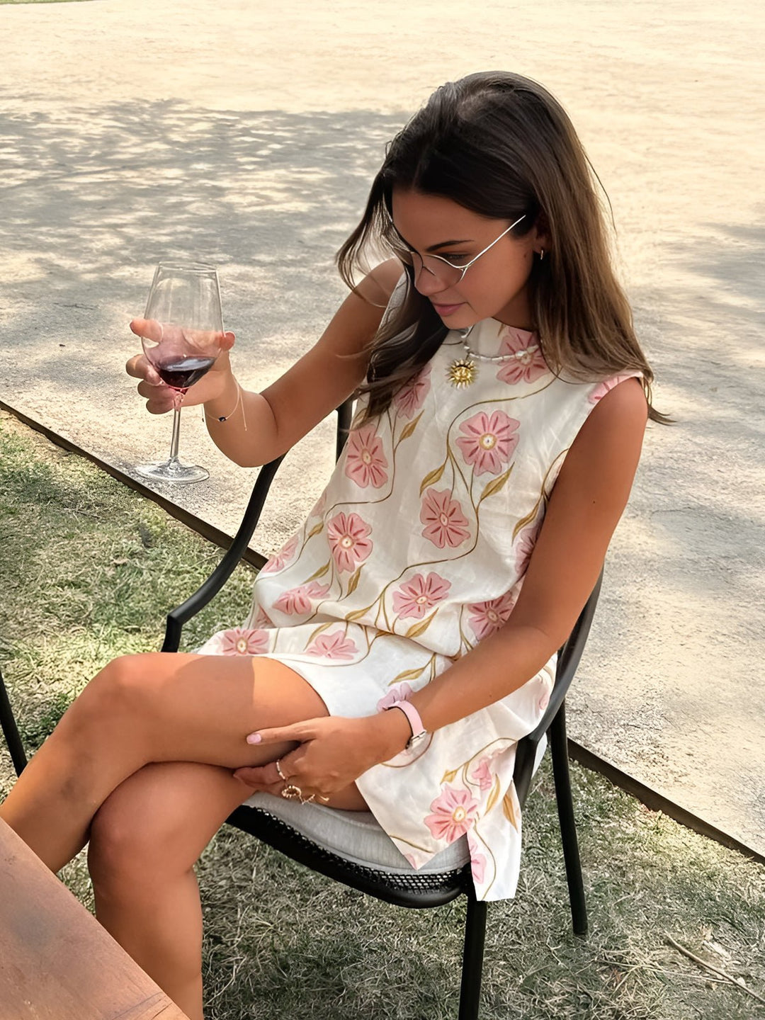 Women's white mock neck A-line mini dress, perfect for summer casual chic or elegant party wear.