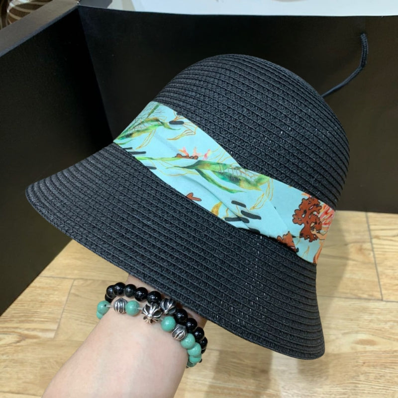 ShadeRibbon women's wide brim sun hat with bow, great for outdoor UV protection.