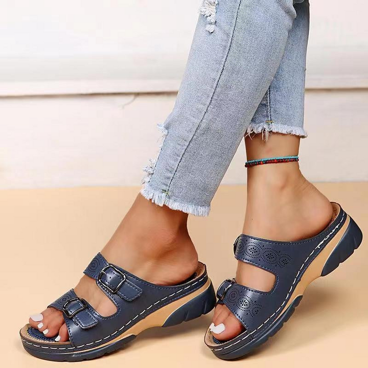 Everyday wide fit women's orthopedic sandals, cushioned & supportive for healthy, comfortable feet.