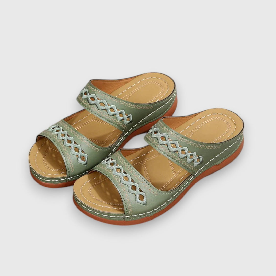 Women's wide fit walking sandals, designed for ultimate comfort & everyday summer wear.