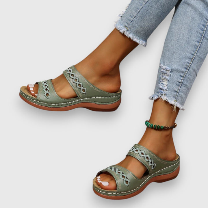 Women's summer wide fit sandals, featuring supreme comfort and lightweight design.