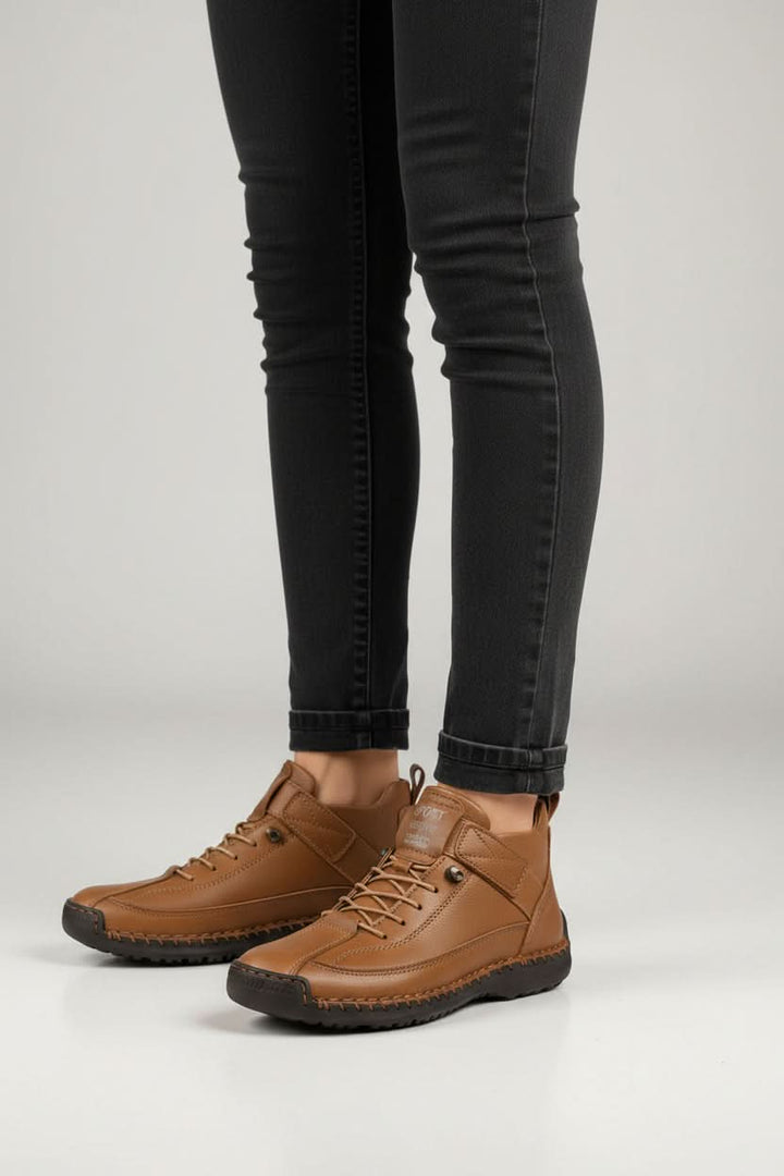 Breathable fabric detail on women's lightweight walking shoes. Wide fit, flexible, and comfortable for daily wear.