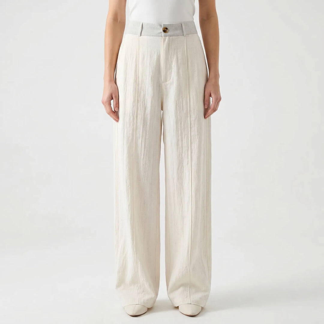 Casual wide-leg women's pants, loose fit, ideal for summer outfits & breezy comfort.