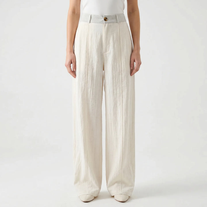 Casual wide-leg women's pants, loose fit, ideal for summer outfits & breezy comfort.