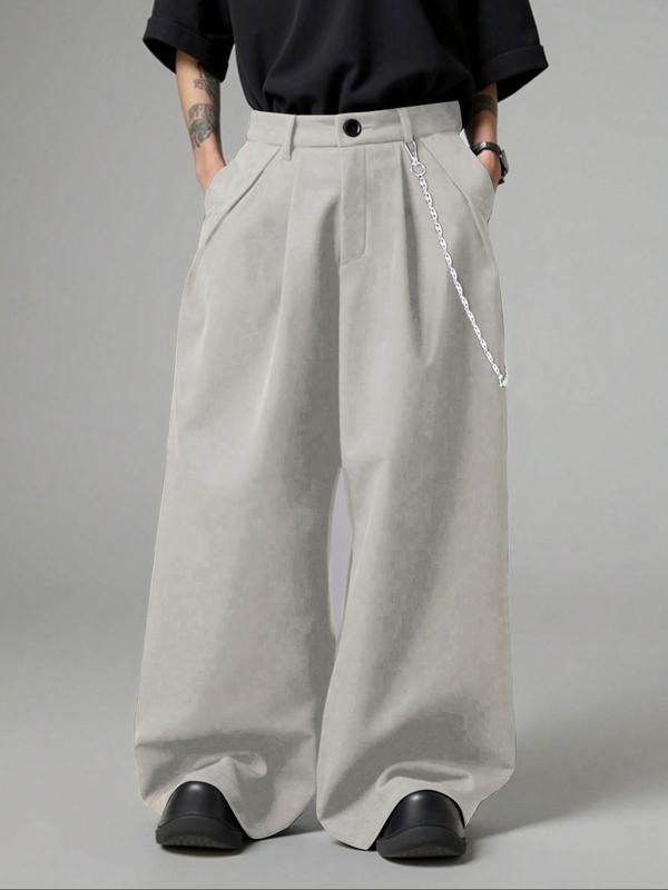 Chic women's wide-leg tailored pants, versatile for office or events, offering a modern dressy look.