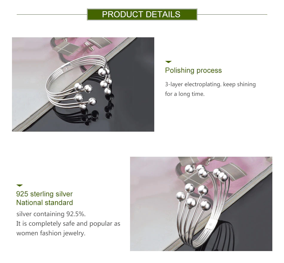 Lustrous freshwater pearls & wide 925 sterling silver bracelet for women. Adjustable elegant jewelry.