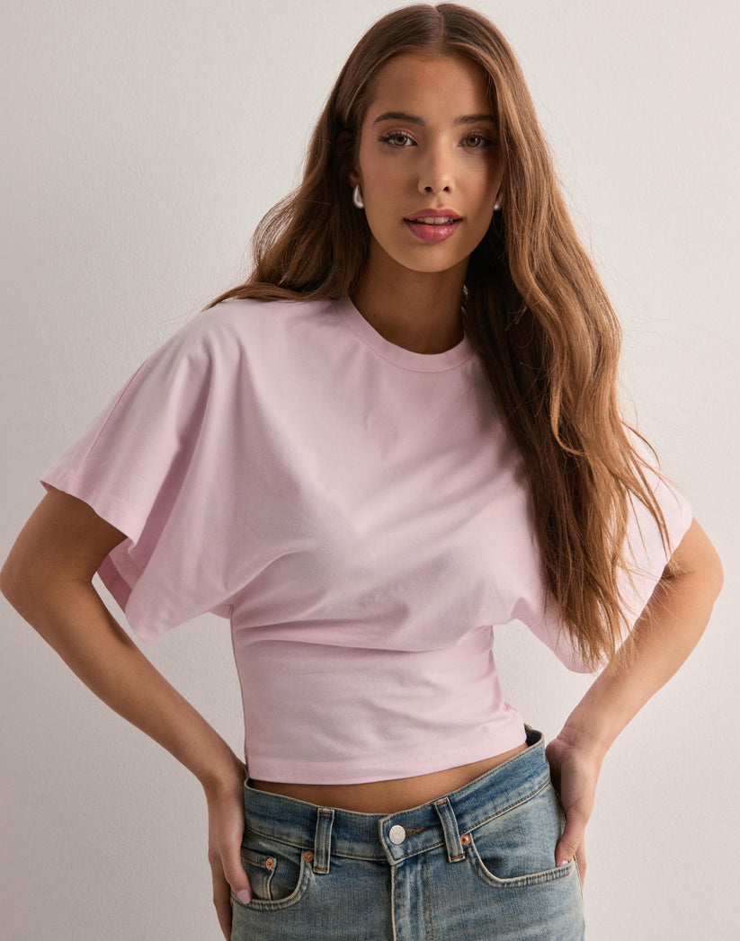Trendy women's wide sleeve t-shirt. Effortless, chic apparel for modern style & all-day comfort.