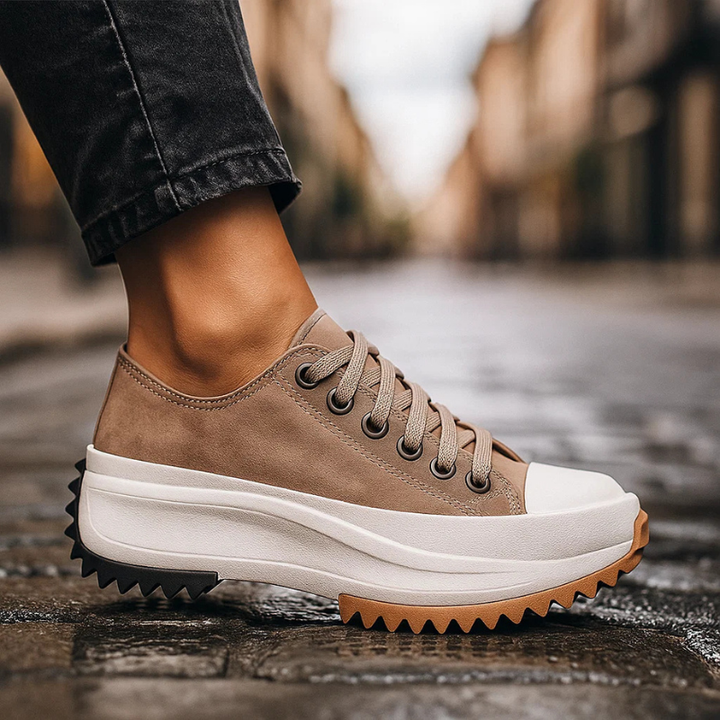 Women's Zippa Retro Platform Sneakers with a 90s style, offering fashion-forward comfort for casual wear.