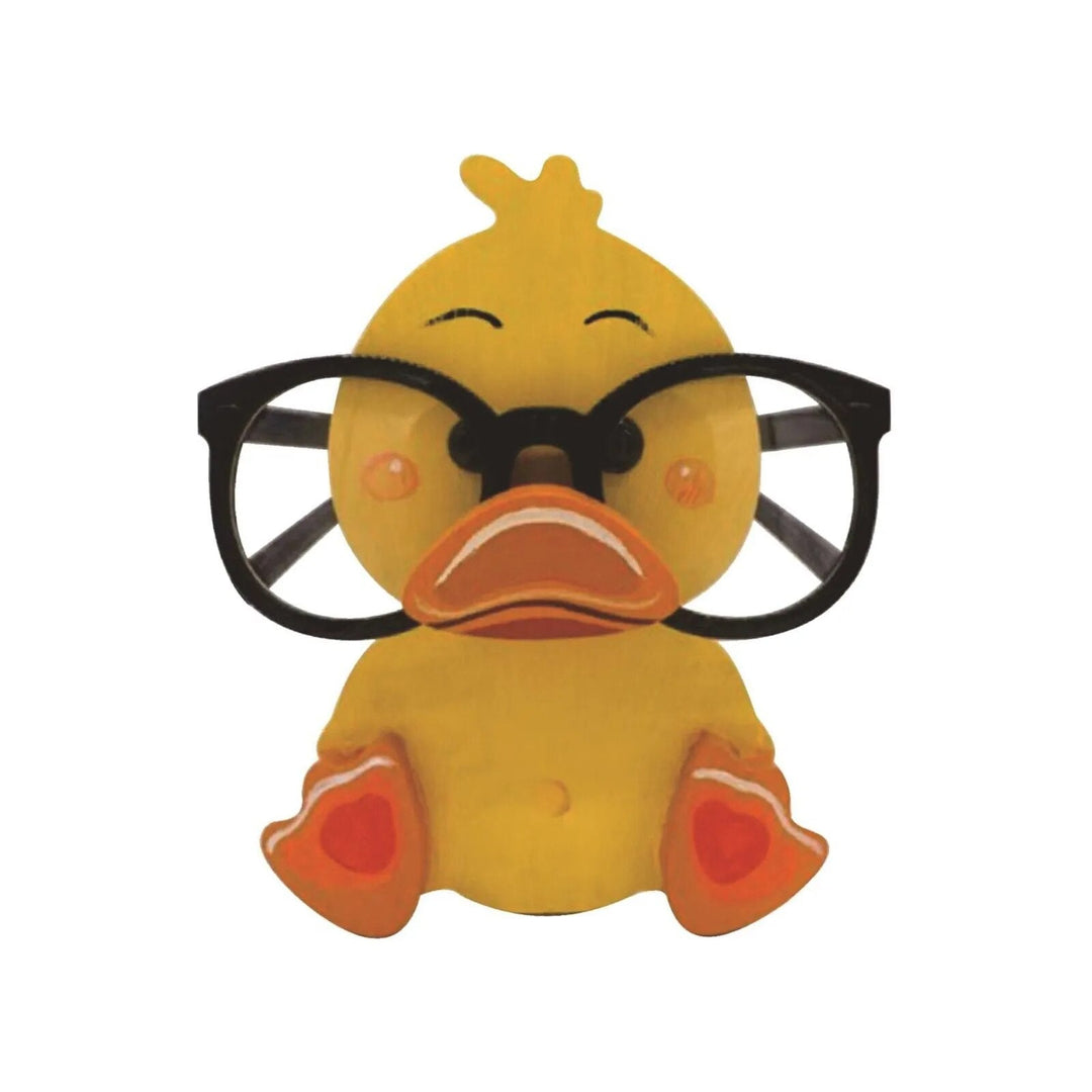 Wooden animal glasses holder, a cute desk accessory & unique home decor for eyewear.