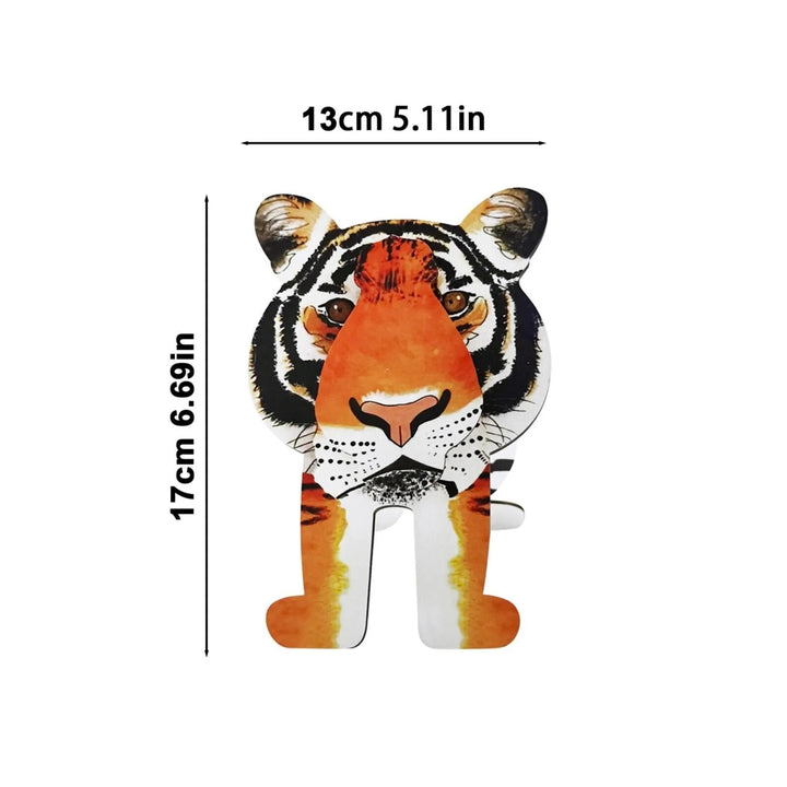 Empty wooden animal glasses holder, ready for your spectacles, a charming desk decor piece.