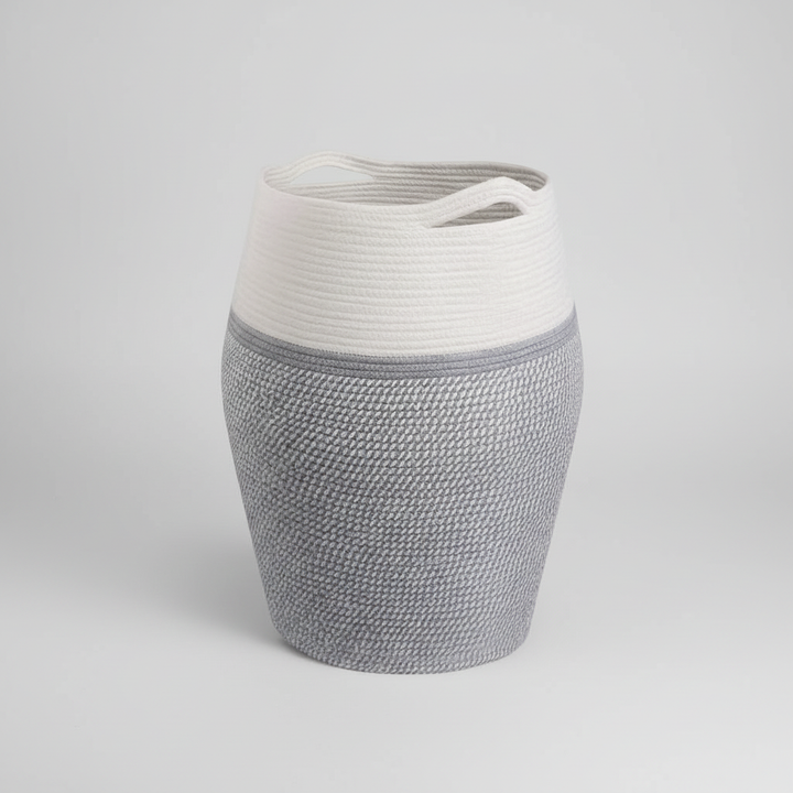 Woven Laundry Basket with Handles