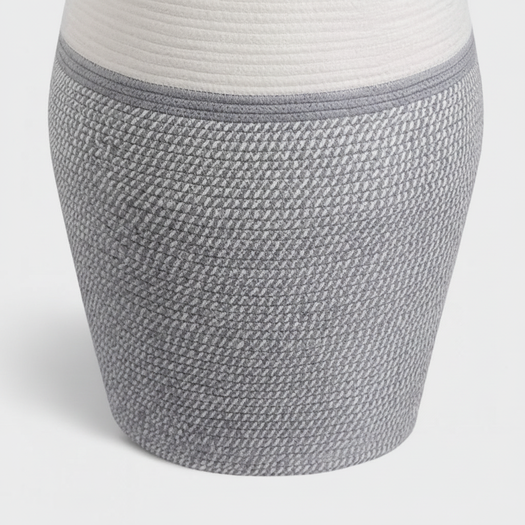 Woven Laundry Basket with Handles