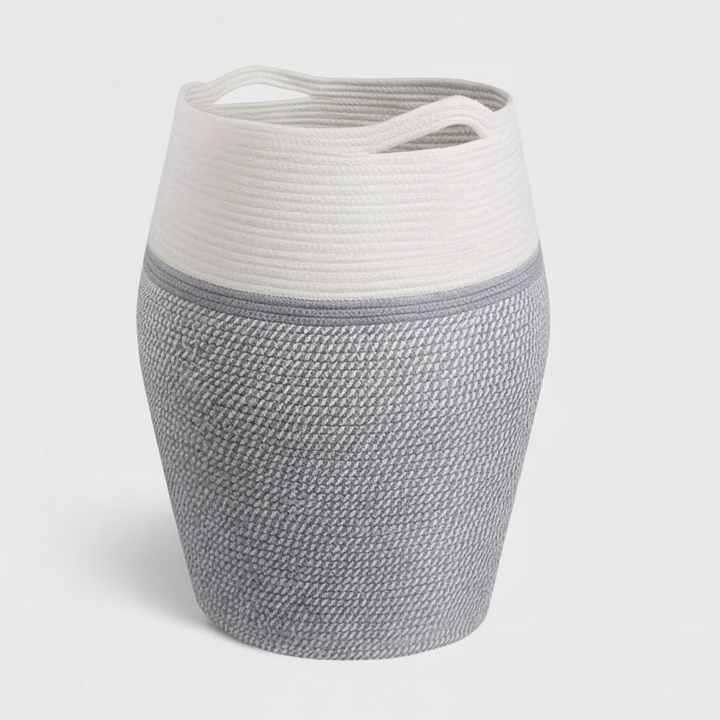 Woven Laundry Basket with Handles