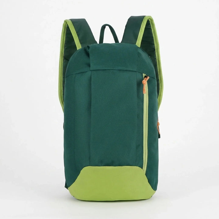 Stylish yellow unisex backpack, a compact daypack for travel, daily essentials, or sports.