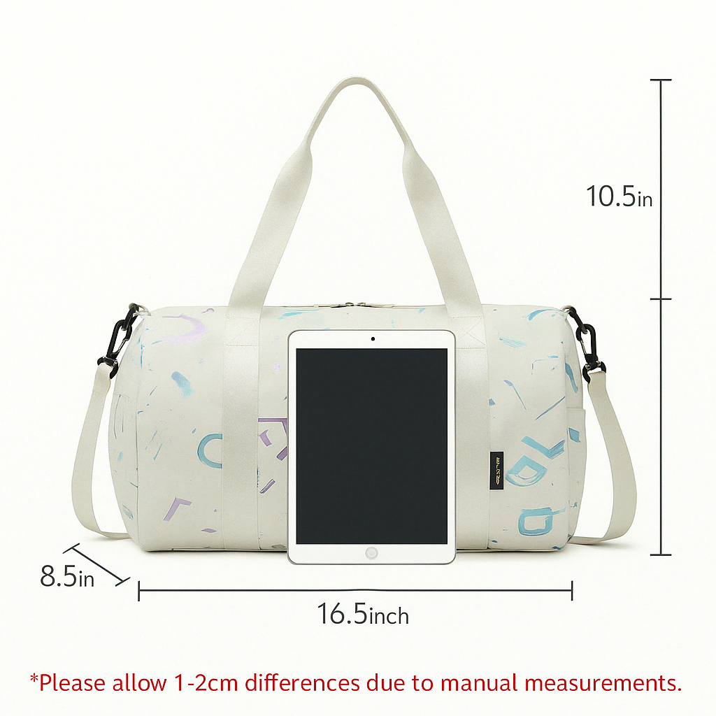 Pack it all with ZenCarry stylish unisex duffel. Durable sports, gym, travel, & yoga bag with organization.