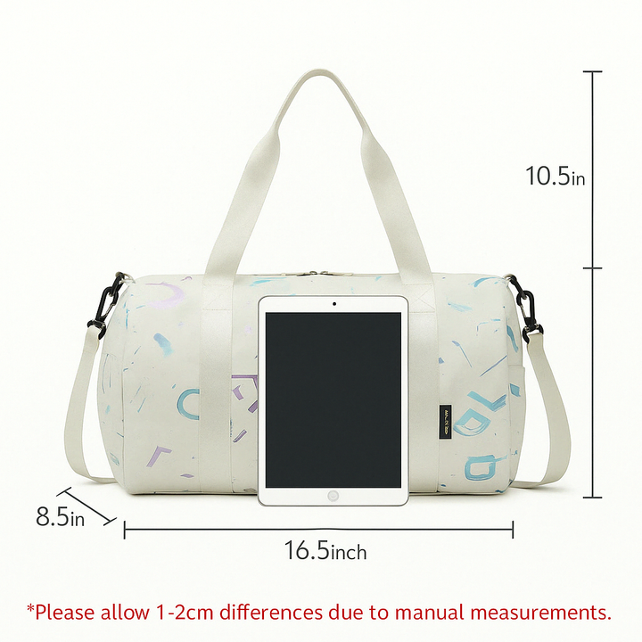 Pack it all with ZenCarry stylish unisex duffel. Durable sports, gym, travel, & yoga bag with organization.