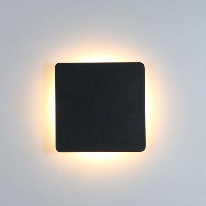 Weather-resistant Zenith LED wall lamp. Sleek, modern design for outdoor and hallway lighting needs.