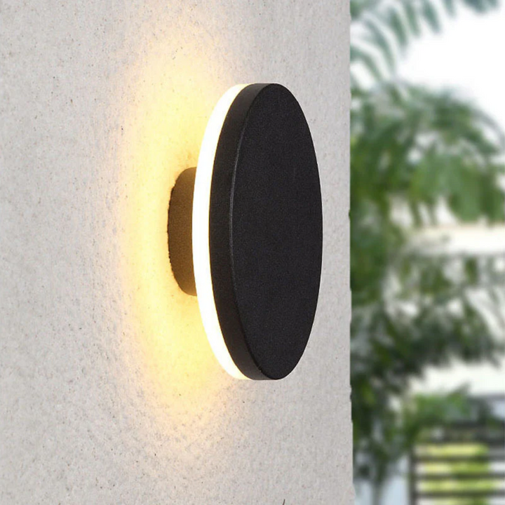 Sleek Zenith outdoor LED wall lamp. Weather-resistant, energy-efficient modern lighting for your home.