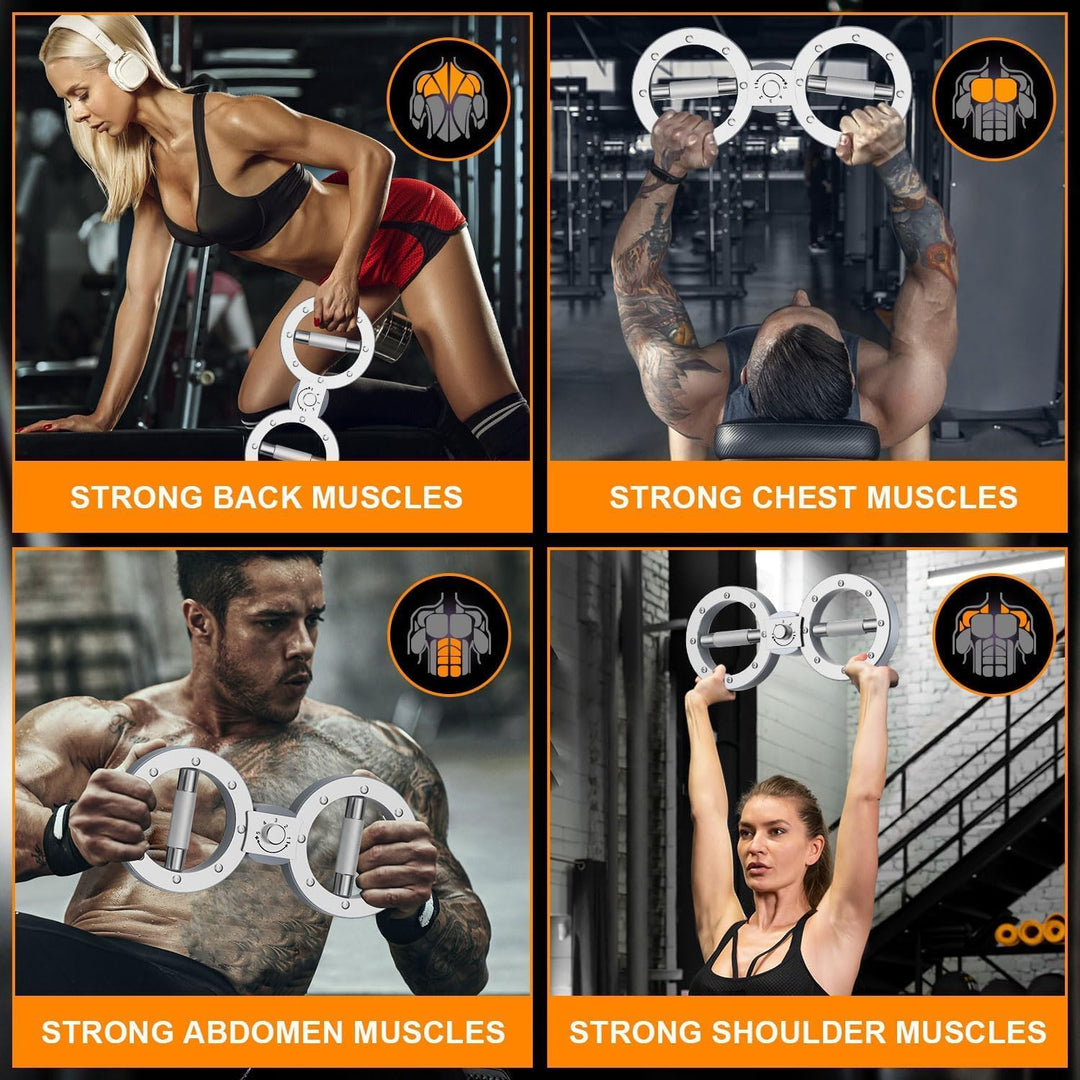 Portable arm fitness equipment, Zeynor Twister for home gym, targets upper body muscles with adjustable resistance