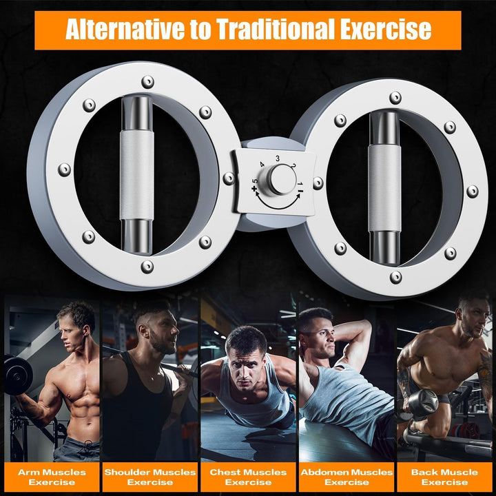 Strength training arm exerciser, Zeynor brand, featuring adjustable resistance and smooth 360-degree twister rotation