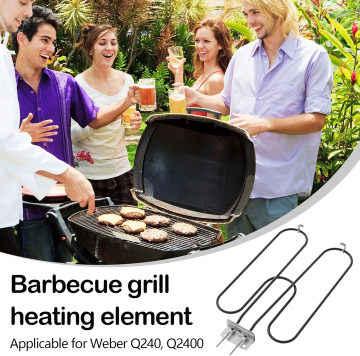Zeythra 2200W electric grill heating coil, perfect for consistent outdoor BBQ cooking